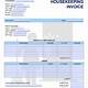 Housekeeping Invoice Template