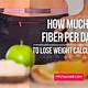 How Much Fiber Per Day To Lose Weight Calculator