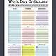 How To Be Organized At Work Templates