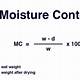 How To Calculate Moisture Content
