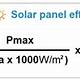 How To Calculate The Efficiency Of Solar Cell