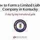 How To Form An Llc In Kentucky