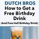 How To Get Free Dutch Bros On Your Birthday