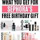 How To Get Your Free Birthday Gift From Sephora