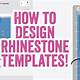 How To Make A Rhinestone Template With Cricut Design Space