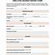 Hr Incident Report Template