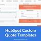 Hubspot Quote Templates