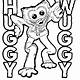 Huggy Wuggy Coloring Pages Free
