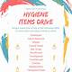 Hygiene Drive Flyer Template