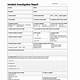 Incident Investigation Report Template