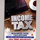 Income Tax Flyers Templates Free
