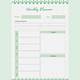 Indesign Weekly Planner Template Free