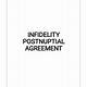 Infidelity Clause Template