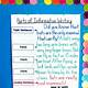 Informational Writing Template