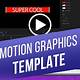 Install Motion Graphics Template