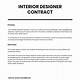 Interior Design Contract Template Free Download
