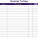 Inventory Printable Template