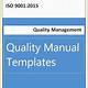 Iso 9001 Templates Free