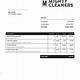 Janitorial Invoice Template