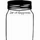 Jar Of Happiness Template