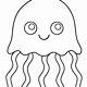 Jellyfish Template Printable