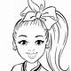 Jojo Siwa Coloring Page Free