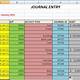 Journal Entries Excel Template