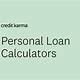 Karma Loan Calculator