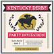 Kentucky Derby Invitation Templates