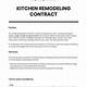 Kitchen Remodel Proposal Template