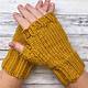 Knit Fingerless Gloves Free Pattern