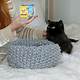 Knitted Cat Bed Pattern Free