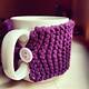 Knitted Cup Cozy Pattern Free
