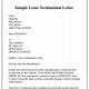 Lease Termination Letter To Tenant Template