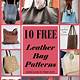 Leather Pouch Patterns Free