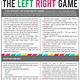 Left Right Game Free Printable