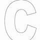 Letter C Free Printable