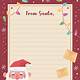 Letter From Santa Word Template