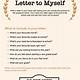 Letter To Myself Template