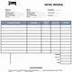 Lodging Invoice Template