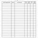 Log Out Sheet Template