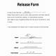 Logo Release Form Template