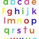 Lowercase Alphabet Printable