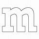 M&m Letter M Template