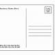 Mailing Postcard Template