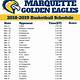 Marquette Basketball Schedule Printable