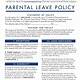 Maternity And Paternity Leave Policy Template