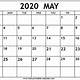 May Calendar Free Printable