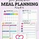 Meal Planning Binder Printables Free