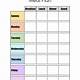 Meal Planning Template Word